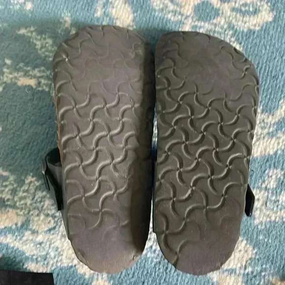 Birkenstock thong, silver buckle sandals, 37 - Picture 7 of 7